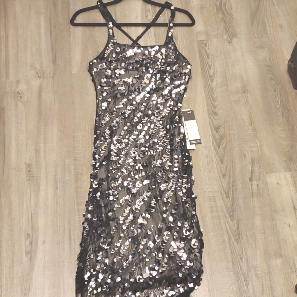 Parker NY Dayna Sequined Tank Dress